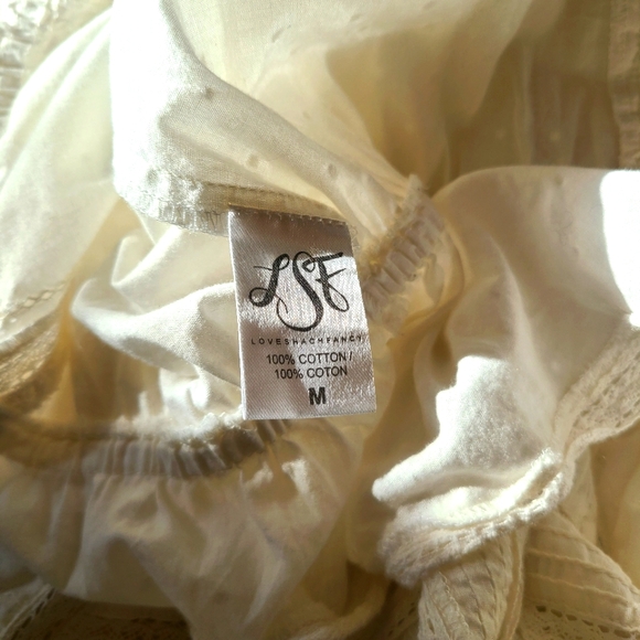 LoveShackFancy White Ruffled Blouse - Picture 4 of 5